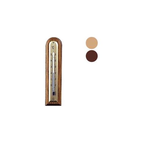 Termometro Legno Noce Arrotondato Chiaro 183 MMX43 Molletherm