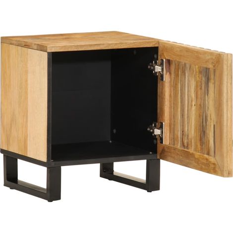Maison Exclusive - Comodino 40x34x46 cm in Legno Massello di Mango (1/5)
