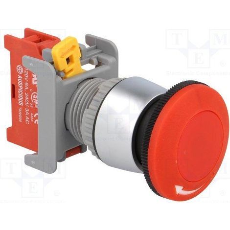 Interrupteur d'urgence Seta Na 3a Bouton rouge Leb22-1/o
