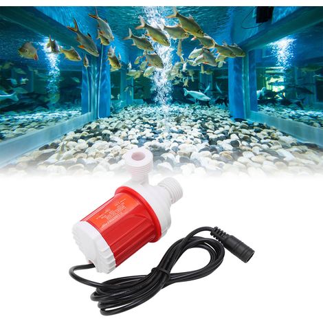 Pompe à eau submersible silencieuse sans balais 12V DC, 10W, hauteur de refoulement 3,3 mètres pour usage domestique (1/5)