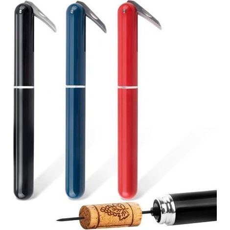 x 2-in-1 Druckluft-Korkenzieher mit Folienschneider, Flaschenöffner für Zuhause, Restaurant, Partys, Geschenk für Weinliebhaber (1/5)