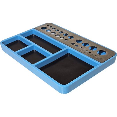 Irovami Plateau magnétique RC réparation – Organiseur vis/douilles, durable – Idéal pour écrous, forets, atelier (1/5)