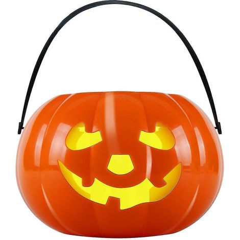 Lanterne solaire citrouille pour décoration extérieure d'Halloween, balise lumineuse citrouille d'Halloween, lanterne citrouille pour jardin, cour, arbre, décoration de fête (1/5)