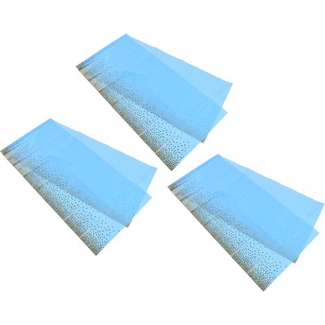 Nappe jetable étanche 3 pièces - Idéale repas en plein air - Design moderne et durable - Couleur bleu marine (1/5)