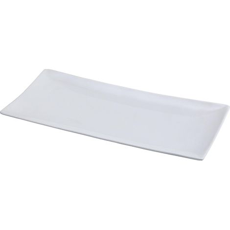 Weiße Sushi-Teller (12er-Set), 34,3 cm lang x 16,5 cm breit (1/5)