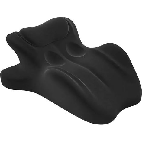 Oreiller ergonomique en mousse à mémoire de forme, inclinaison à 27 degrés, soutien multipositions pour le dos, la nuque et les jambes (1/5)