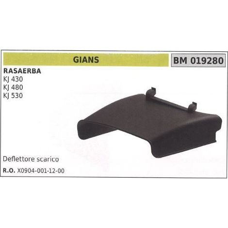 Auspuffabweiser GIANS Rasenmäher Mäher KJ 430 480 019280