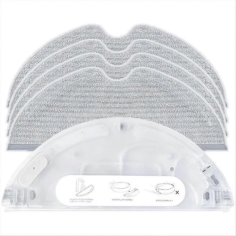 Balai de rechange pour aspirateur Dreame D9 / D9 Max D9 Pro/L10 Pro - Accessoires pour aspirateur - Nettoyage en microfibre (1/5)
