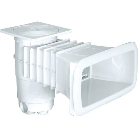 Weltico – Skimmer de piscine Elegance A400 93386 – Meurtrière 200 x 400 mm – Capacité 25 à 80 m³ – ABS traité anti-UV – Sortie latérale