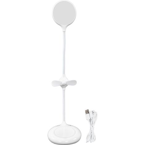 de bureau LED au design unique en forme de ventilateur 3