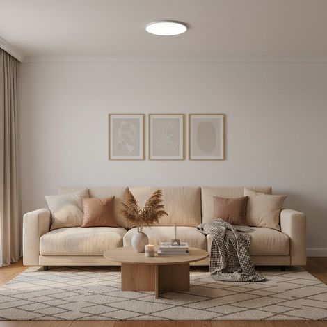 Plafonnier LED Solis 47cm 69W Lumiere Froide Blanc (1/5)