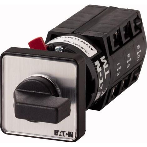 Inverseurs de marche Contacts: 5 10 A plastron: 1 0 2 30 ° à rappel Montage encastré avec fixa EATON TM-3-8228/EZ