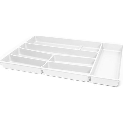 cubertero modelo auro para cajón módulo 300 - 1000 acabado antracita/blanco modulo modulo 800 acabado blanco