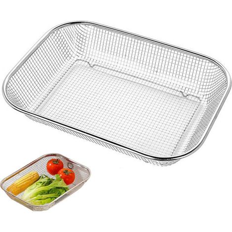 Gartensieb aus Edelstahl – Kompostsieb – 33,5 x 24 x 6 cm – Für Erde, Sand und Steine (1/4)
