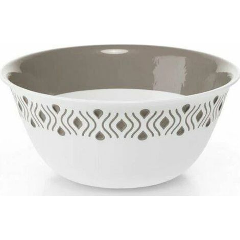Salatschüssel Tosca 19 cm in weiß/tortora