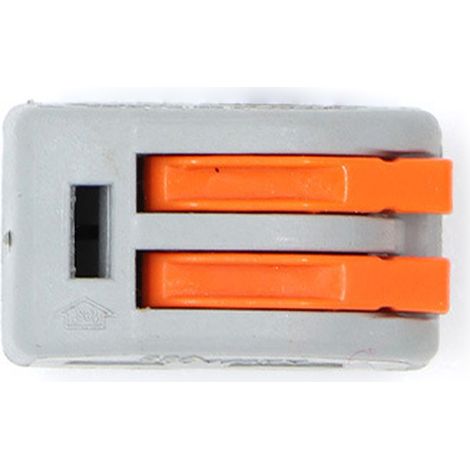 Connecteur électrique rapide 20 pièces, PCT 212, conductivité optimale, borne fil fendue rigide flexible, raccord fil sans soudure, connectique multiprise (1/5)