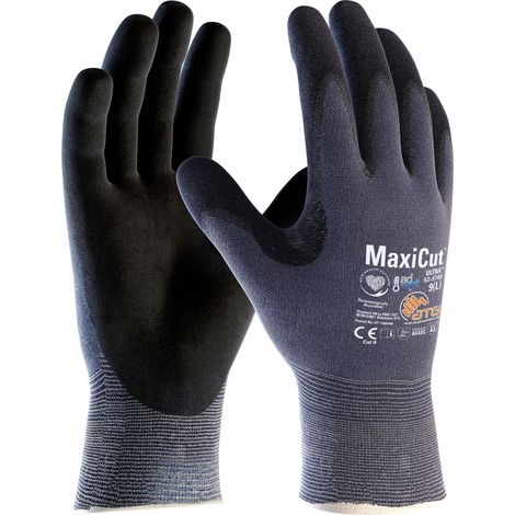 MaxiCut® Ultra™ AD-APT® Schnittschutz-Strickhandschuhe (52-3745), Blau/Schwarz (1/4)