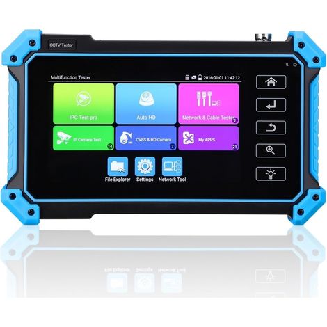 Testeur de vidéosurveillance prenant en charge la caméra IP IPC-5100 5200Plus Testeur De Caméra CCTV 5.4 Pouces 8MP AHD CVI TVI CVBS Caméra IP 4K HD Affichage Moniteur Vidéo IPS Écran Tactile(5200 Add (1/5)