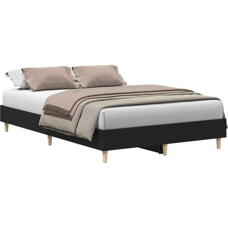 Maison Exclusive - Estructura de cama Roble Negro 193 x 143 x 25 (1/5)