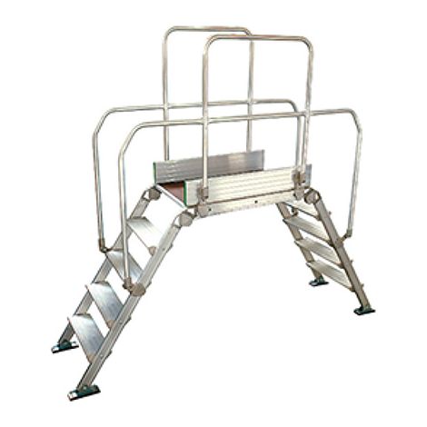 Scala a ponte 5 gradini - Alt. massima lavoro 3.11m - DIVA4/90