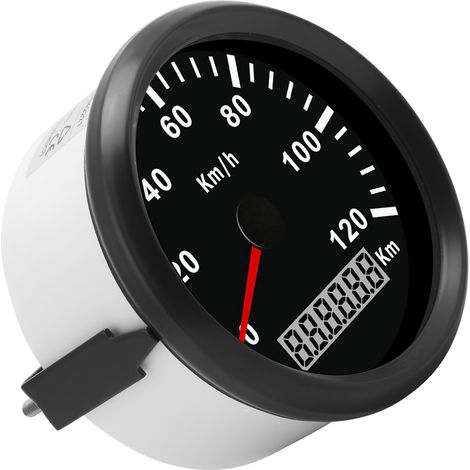 Compteur GPS universel 3-3/8 pouces 0-120 km/h pour voiture, camion, bateau, 12V/24V avec antenne GPS (1/5)
