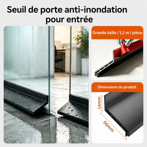 Bande d'étanchéité TPE pour fenêtre extérieure double couche grand format 5,6 cm x 1,1 m 5.6 cm 1.1 110 × 5,6 × 2 cm 250 g – Livraison gratuite