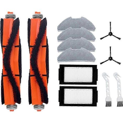 Pièces de rechange pour robot aspirateur et laveur Xiaomi Mijia PROMJSTS1 : brosse principale, brosse latérale, filtre et chiffon (référence : JXLGV) (1/5)