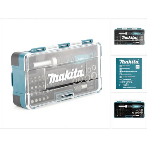 Juego de puntas Makita B-28612 - 47 piezas con destornillador para puntas en caja de plástico (1/5)