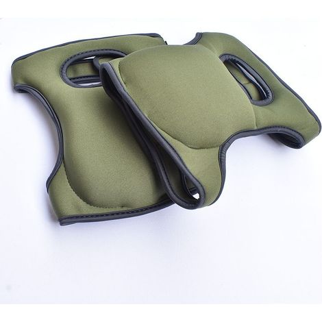 Sollbry Genouillères de jardinage, coussin doux, Ultra confortable, protection des genoux pour jardinier domestique, récurage des sols, vert foncéAec (1/3)