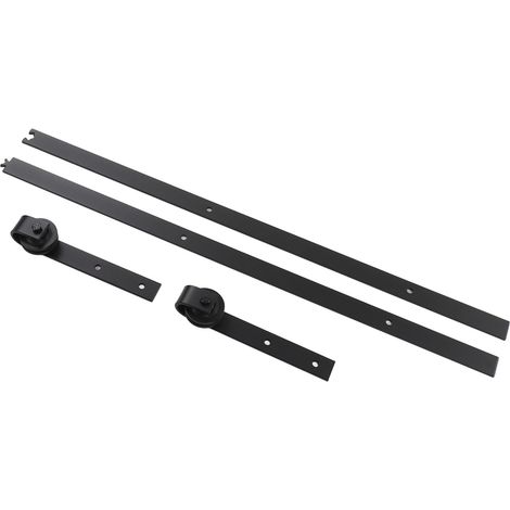 Schiebetürbeschlag-Set, 1,8 m, Einzel-Schiebetürrollen-Set, für Schlafzimmer, Wohnzimmer (1/5)
