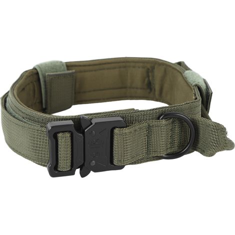 Collier chien rembourré souple ajustable en nylon épais avec boucle pour activités extérieures Type 2 (1/5)