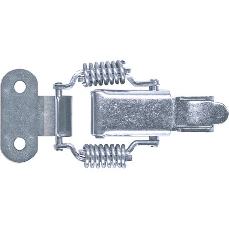 GOEBEL - 50 x Grenouillères avec porte cadenas Acier inoxydable A2 44 SP + PC Trou pour rivet 5,2 mm (1/5)