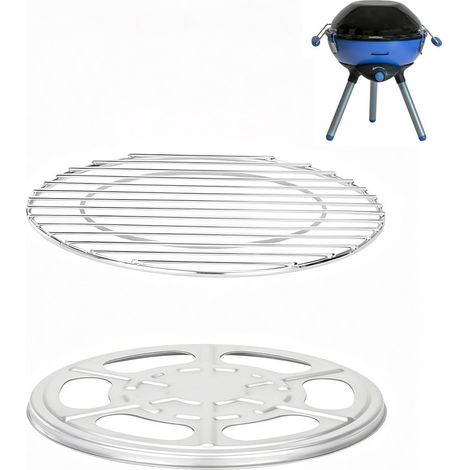 Grille de cuisson en acier inoxydable et réflecteur de chaleur pour Campingaz Party Grill 400 CV 400R Pièces de rechange pour barbecue à gaz Campingaz, barbecue à gaz, camping (1/5)