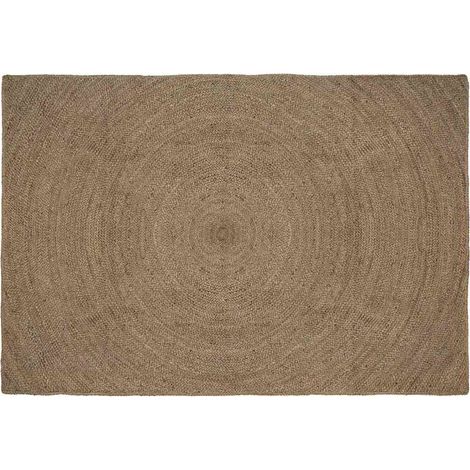 Alfombras de área Gris 200 x 290 cm yute vidaXL