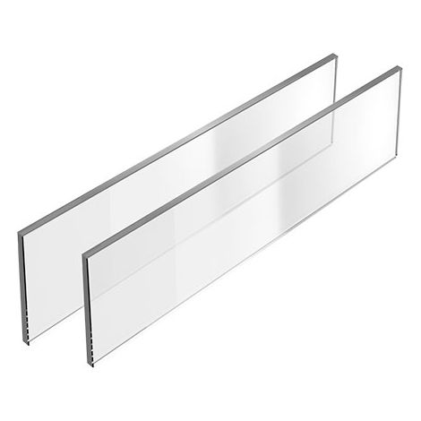 Insert en verre profil tiroir avantech you inlay - Longueur : 277 mm - Pour tiroir de longueur : 400 mm - HETTICH (1/2)