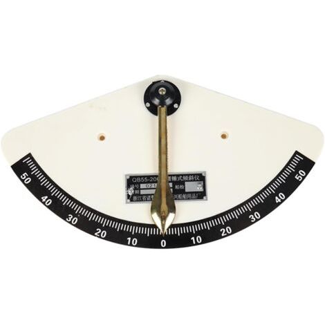 Inclinomètre portable à 55 degrés pour bateaux - Outil de navigation léger - Convient pour les ferries, les bateaux de sauvetage, les navires (1/5)
