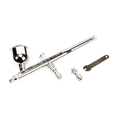 Tamiya HG Airbrush III pistolet aérographe chromé 0,3 mm