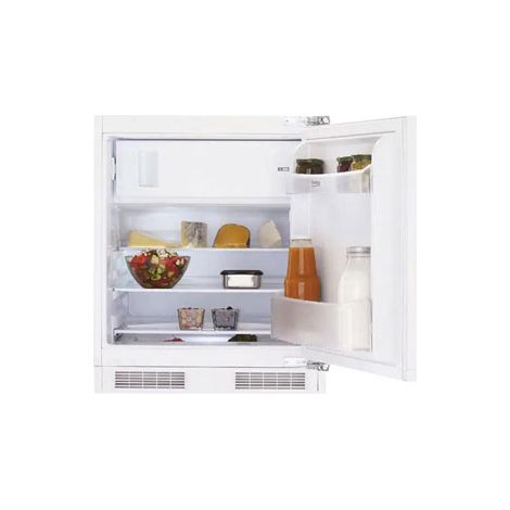 Beko – Réfrigérateur intégré 1 porte 107L – Statique – Classe E – Dimensions H81.8 x L59.5 x P54.5 cm – Pour espaces réduits (1/7)