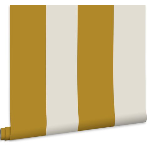 Joules Vliestapete Harborough Stripe Antique Gold 10mx52cm