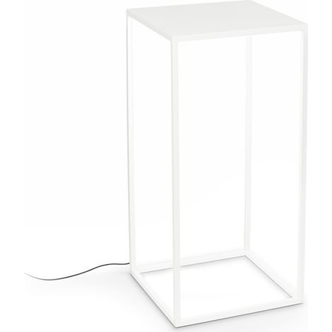 Piantana Industrial-Minimal Ipotesi Metallo Nero Led 16W 3000K Luce Calda H73Cm (1/2)