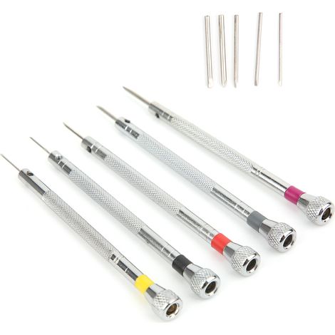 Kit de tournevis, embouts de tournevis, outils de réparation de montres et de lunettes, outils de démontage de téléphones et d'ordinateurs portables (1/5)