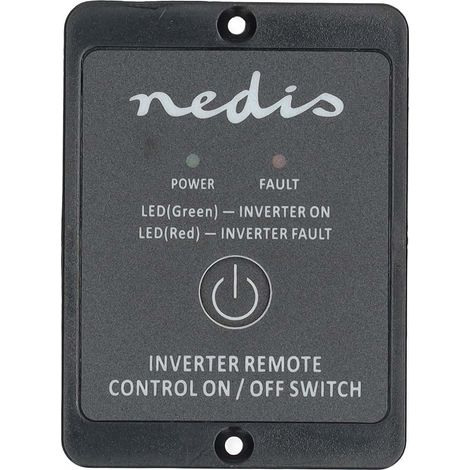 Control remoto para inversor de corriente  6,00 m  RJ12  Negro