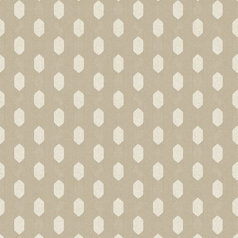 Exclusive luxury wallpaper wall Profhome 369737 non-woven wallpaper slightly textured with graphical pattern matt cream gold beige 5.33 m2 (57 ft2)