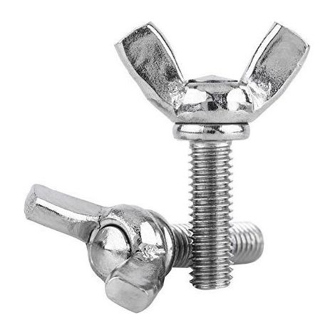 Écrous à oreilles Zoternen Akozon, 5 pièces, vis à oreilles DIN316 M6 en acier inoxydable 304 (M6 x 16 mm) (1/5)