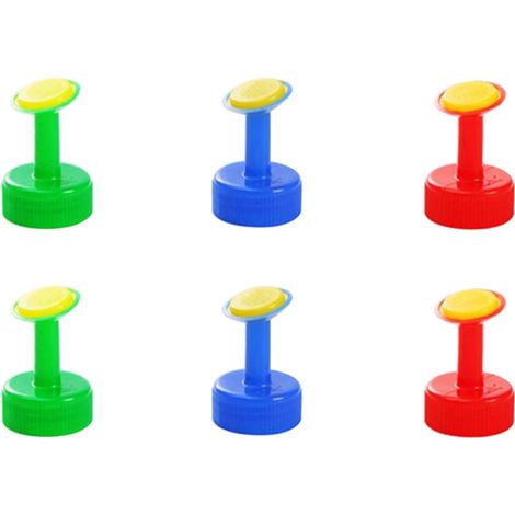 Buses d'arrosage, buse tricolore rouge, verte et bleue pour bouteille, arroseur, buse d'arrosage pour bouteille, petit arroseur, arroseur portable pour bouteille (1/5)