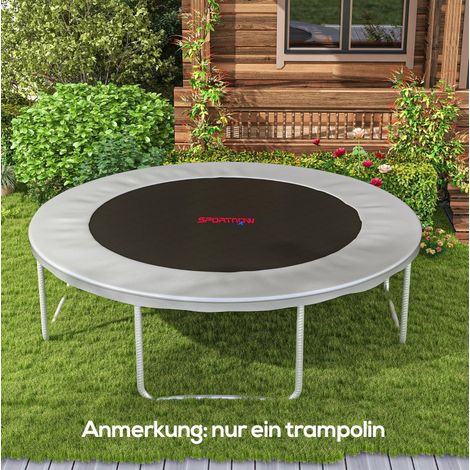 Matelas de trampoline rond Ø323 cm en polypropylène orange, compatible 12 ft (1/5)