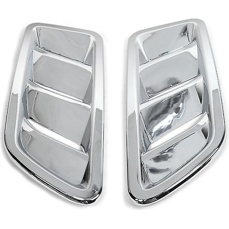 Autocollant décoratif pour grille d'aération du capot moteur de Wrangler JL 2018 2019 2020 2021, ABS Si-- (1/5)