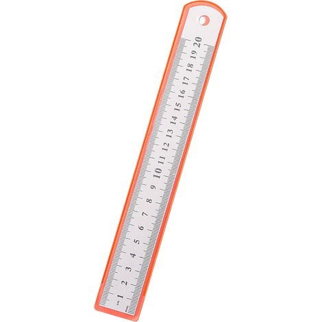 Règle en acier inoxydable Dpofirs, droite métal de 30,5 cm (12 (1/5)