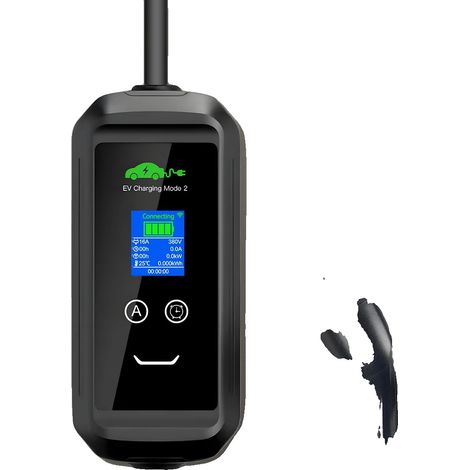 Cargador para vehículos eléctricos, control mediante la aplicación Tuya, carga rápida de 7 kW, tipo 2. (1/5)