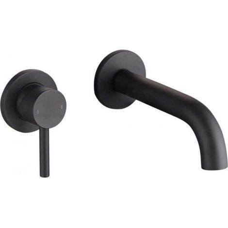 Rubinetto a parete – Senza marchio – G18EBP – Nero opaco – Uso interno – Design moderno